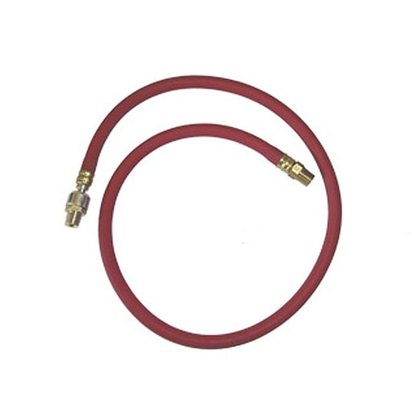 Interstate Pneumatics Red Rubber Hose 1/4 Inch x 3 feet 300 PSI 4:1 Safety Factor HA44-03EBS - main